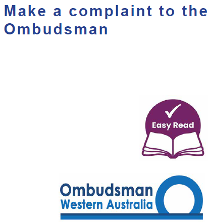 Easy Read - Make a Complaint to the Ombudsman (booklet)