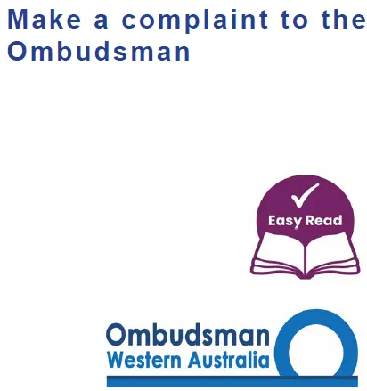 Easy Read booklet cover